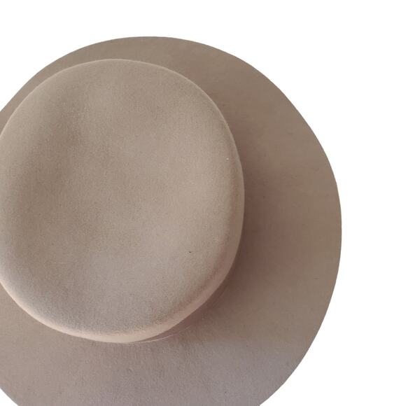 Wyeth Wool Felt Hat Cowgirl Cowboy Nashville Taupe OSFM - Picture 9 of 12